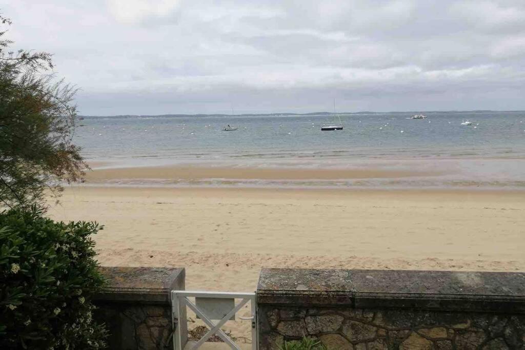 Appart Sur La Plage Pied Dans L Eau Avec Terrasse Jardin Vue Sur Le Bassin Depuis La Terrasse , Parking آركاشو المظهر الخارجي الصورة
